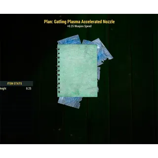 Gatling Plasma Accelerated Nozzle Plan
