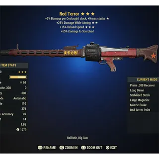 Furious LMG Red Terror