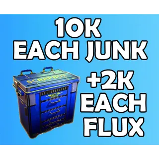 10k of each junk +2k of each flux