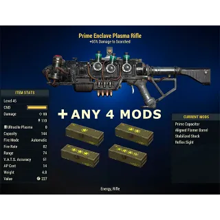 Enclave Flamer + Legendary Mods Of Your Choice