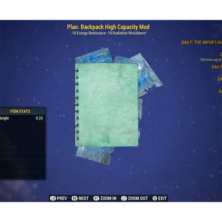 Backpack High Capacity Mod