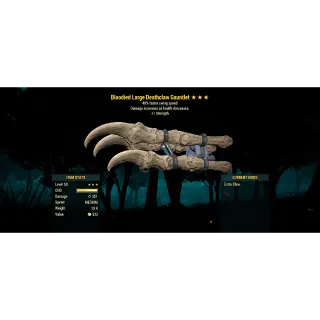 Bloodied Deathclaw Gauntlet B/SS/S