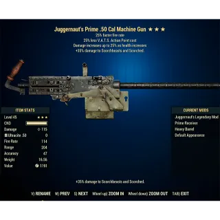 Juggernaut's 50 Cal Machine Gun Jug2535