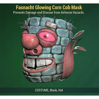 Fasnacht Glowing Corn Cob Mask