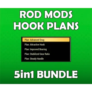 Rod Mods and Hooks Plans 5in1 Bundle