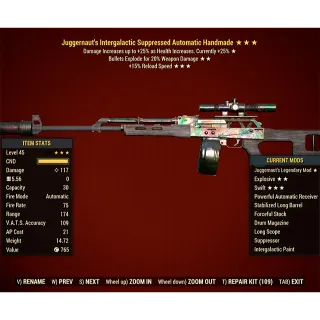 Juggernaut's Explosive Handmade JugE15r