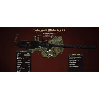 Two Shot 50 Cal Machine Gun TS2590