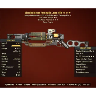 Bloodied Laser Rifle B50c25