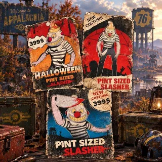 x3 Pint-Sized Slasher Ad Poster Plans