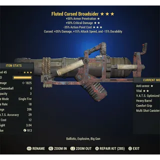 Anti-armor Cursed Broadsider AA5035