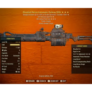 Bloodied Railway Rifle B2535