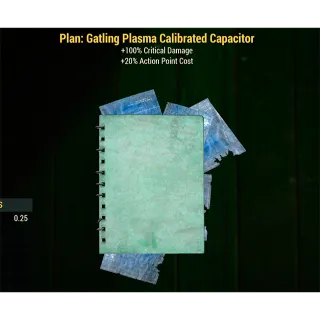 Gatling Plasma Calibrated Capacitor Plan