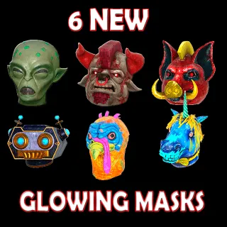 6 New Glowing Fasnacht Masks