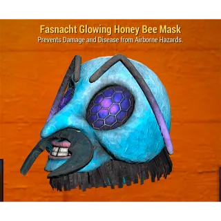 Fasnacht Glowing Honey Bee Mask