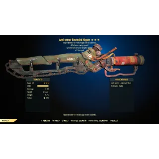 Anti-armor Ripper Swing Speed/+1 Str