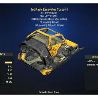 Jet Pack Excavator Torso