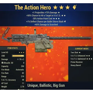 The Action Hero .50Cal Machine Gun