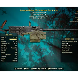 Anti-armor 50 Cal MG AA2550dur