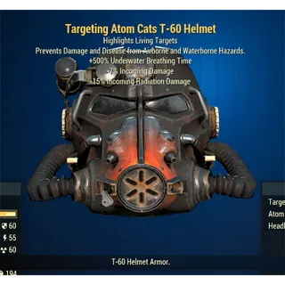 Unyielding Sentinel Atom Cats T-60 P