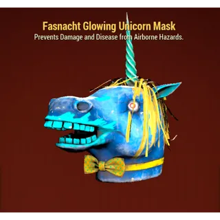 Fasnacht Glowing Unicorn Mask
