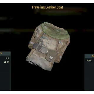 Traveling Leather Coat