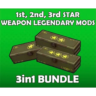 1,2,3 Star Weapon Legendary Mods 3in1 Bundle