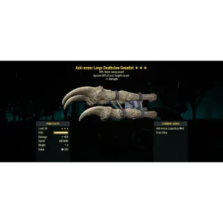 Anti-armor Deathclaw Gauntlet AASSS