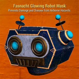 Fasnacht Glowing Robot Mask