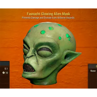 Fasnacht Glowing Alien Mask