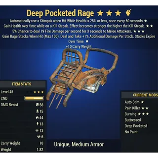 Sturdy Rage Medium Armor Chest piece