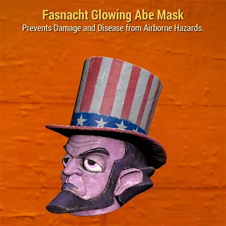 Fasnacht Glowing Abe Mask
