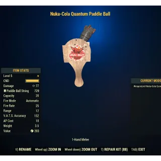 Nuka-Cola Quantum Paddle Ball