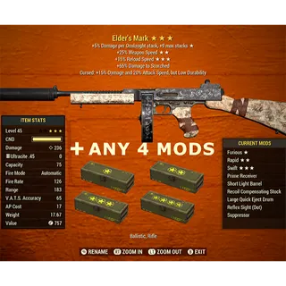 Elder's Mark + Legendary Mods Of Your Choice