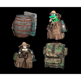 4 Backpack Skins + High Capacity Mod