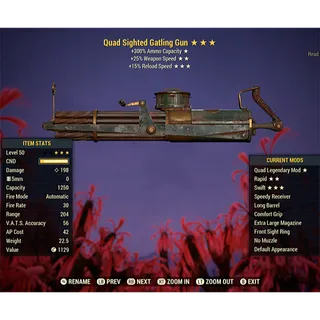 Quad Gatling Gun Q2515r