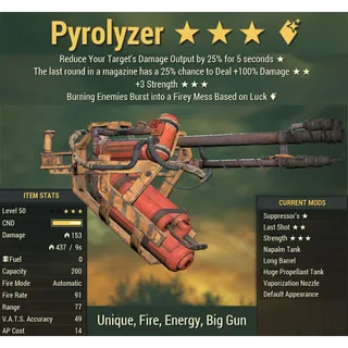 Pyrolyzer Burst Flamer