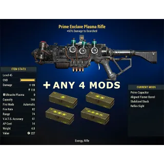 Enclave Flamer + Legendary Mods Of Your Choice