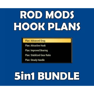 Rod Mods and Hooks Plans 5in1 bundle