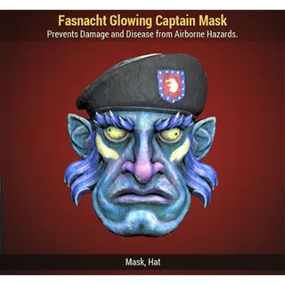 Fasnacht Glowing Captain Mask