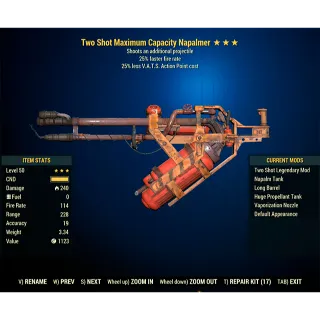 Two Shot Flamer TS2535