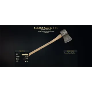 Bloodied Multi-Purpose Axe Speed/Str