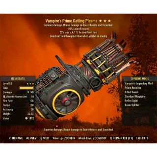 Vampire's Gatling Plasma V2535