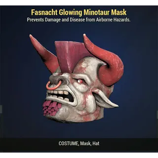 Fasnacht Glowing Minotaur Mask
