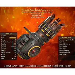 Vampire's Gatling Plasma V2590