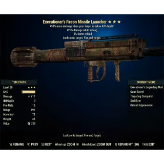 Executioner's Missile Launcher Exehit15r