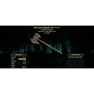 Anti-armor Grognak's Axe AA/SS/S