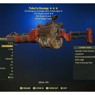 Ticket to Revenge Railway Rifle
