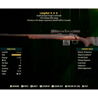 Instigating Hunting Rifle Longshot