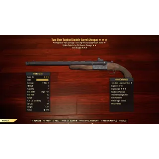 Two Shot Explosive Double-Barrel