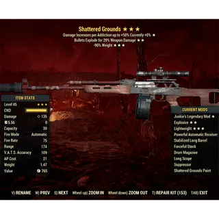 Junkie's Explosive Handmade Shattered Grounds JE90